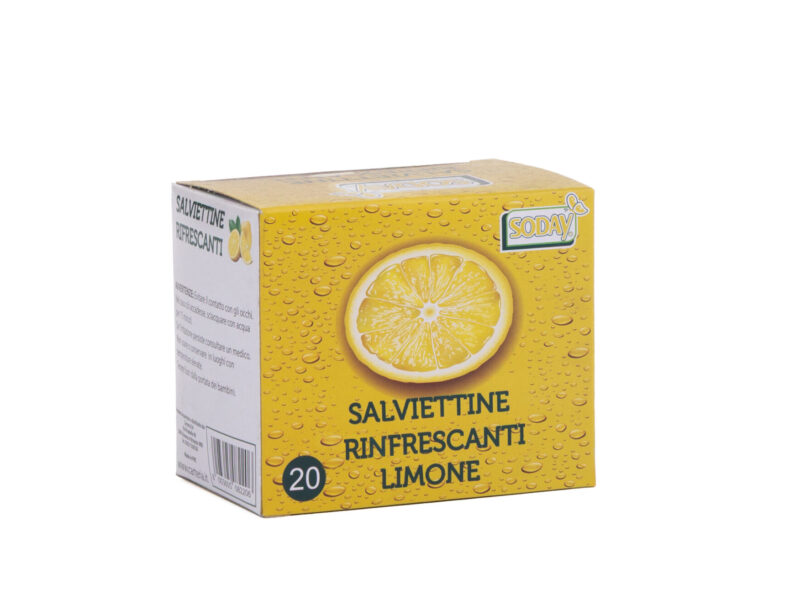 SALVIETTINE RINFRESCANTI LIMONE