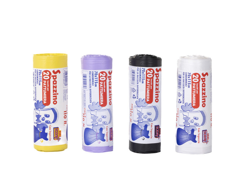 SACCHI SPAZZINO 70X115 CON LACCI